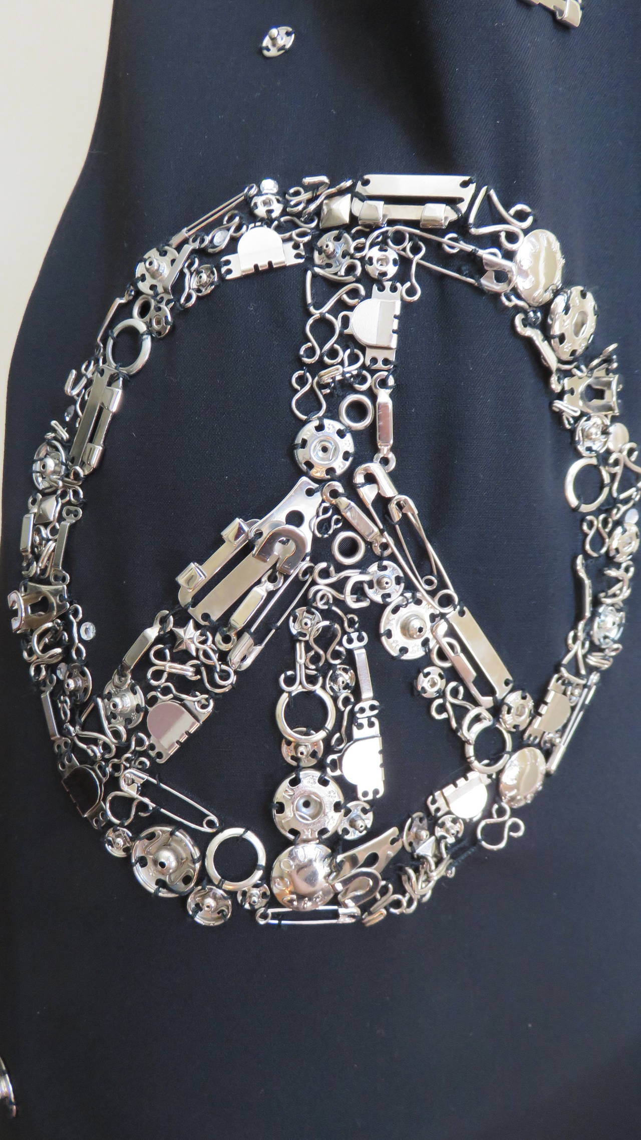 Moschino Couture Dress with Hardware For Sale 1