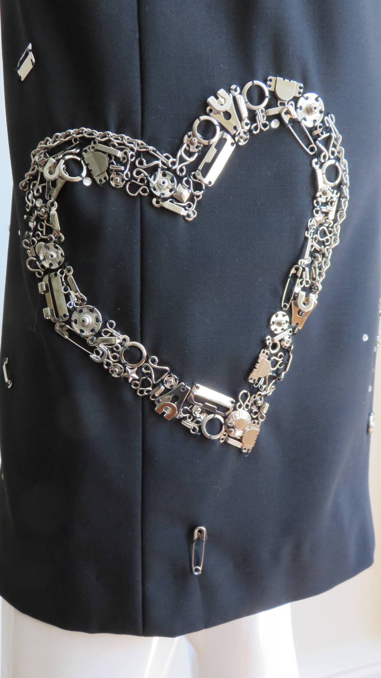 Moschino Couture Dress with Hardware For Sale 7