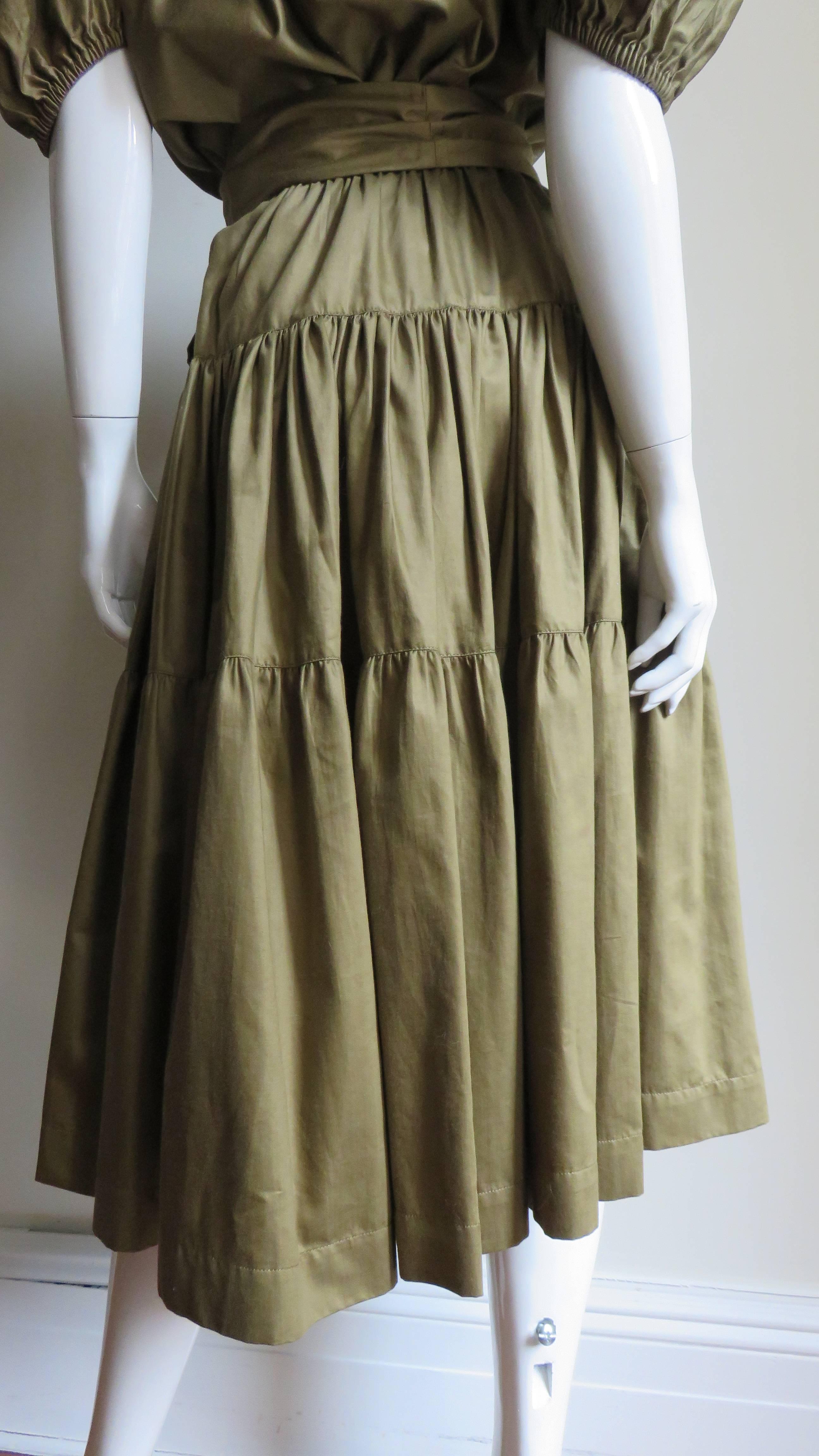 Yves St Laurent YSL Skirt and Top 1960s 7