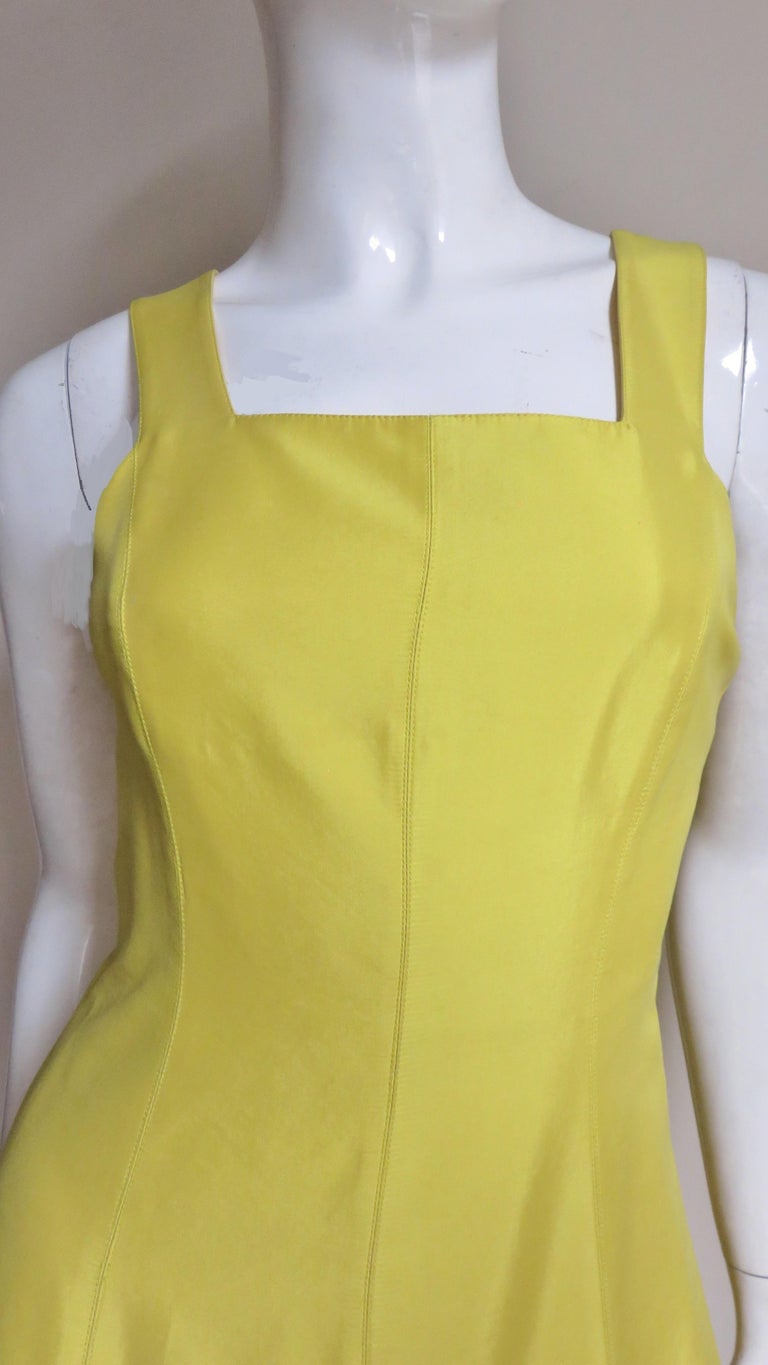 Women's Claude Montana Dress with Cut out Back  For Sale