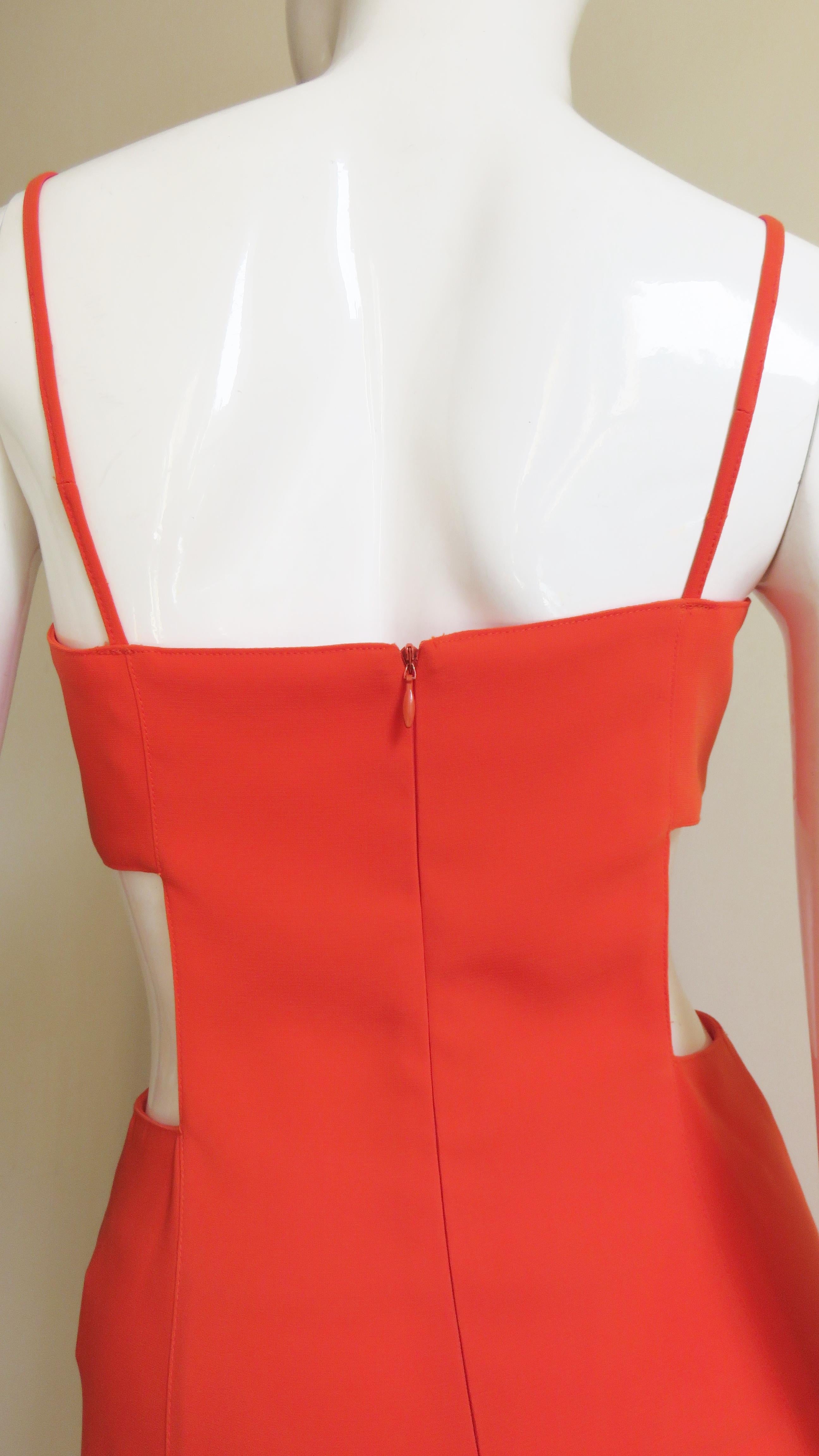 Thierry Mugler Dress with Cut out Waist For Sale 3