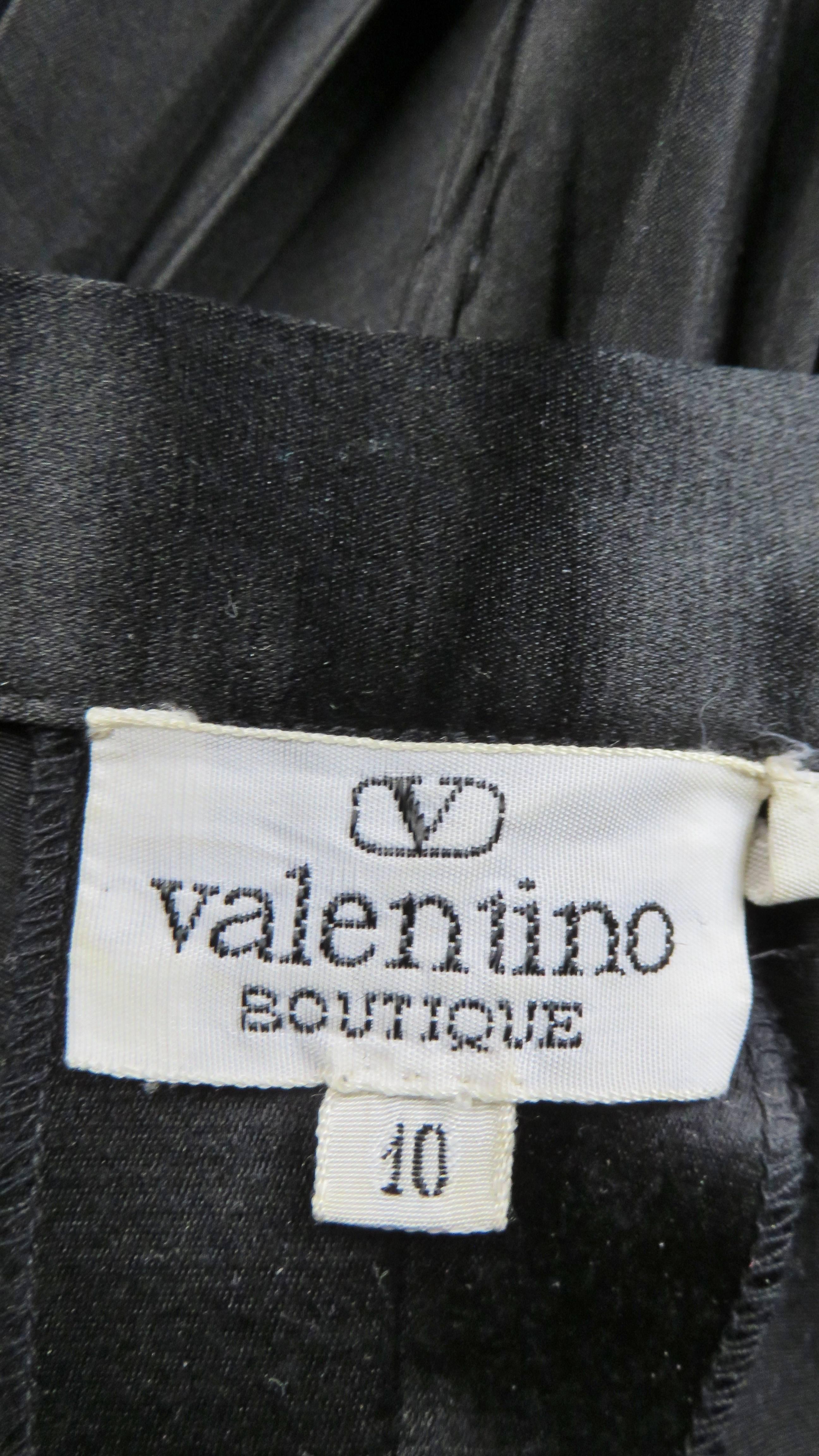Valentino Boutique Silk Pants with Peplum 6