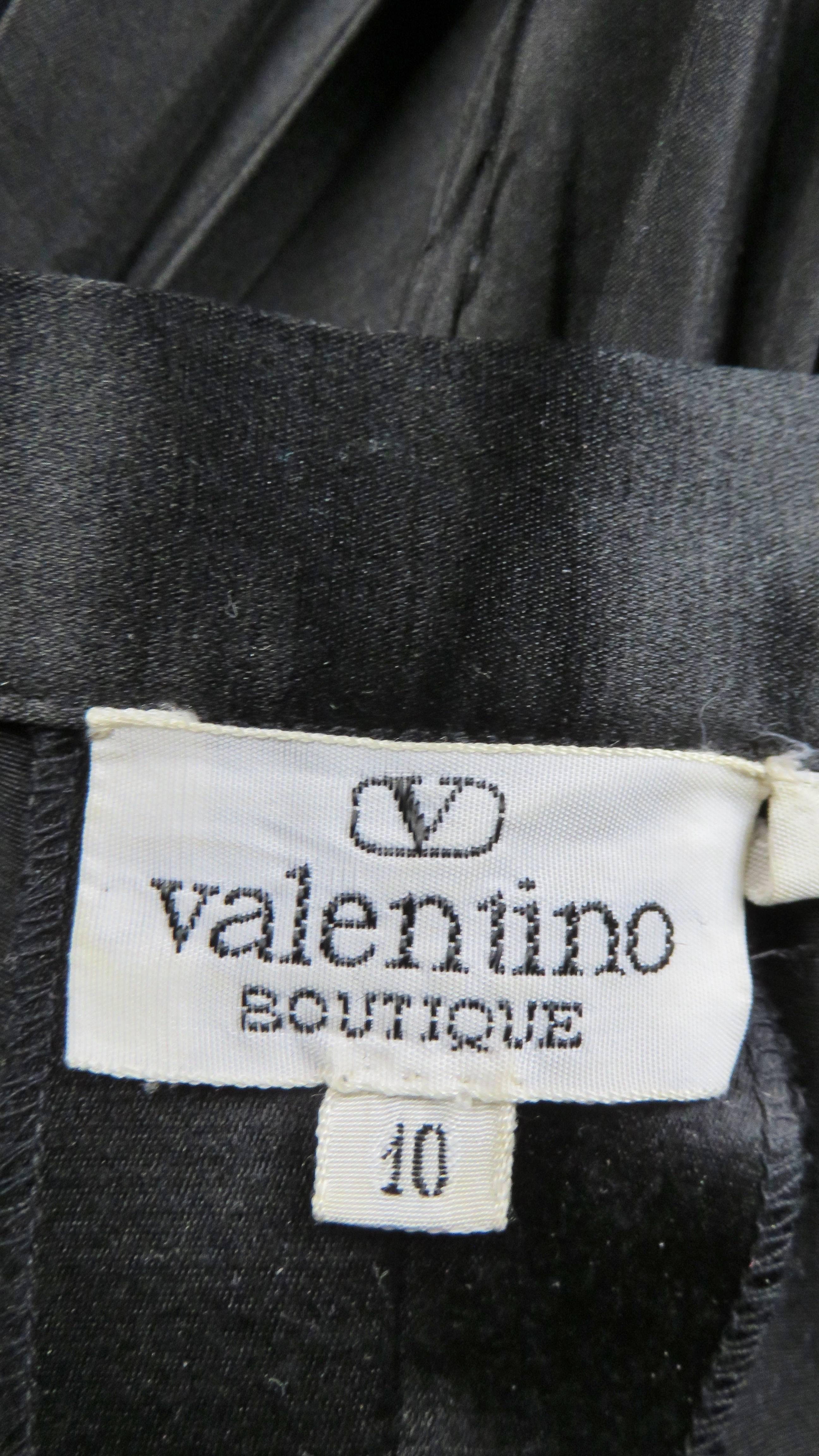 Valentino Boutique Silk Pants with Peplum at 1stDibs