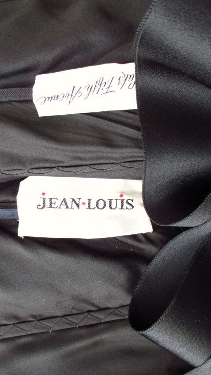  Jean Louis 1960er Jahre Seiden-Stufenkleid im Angebot 9