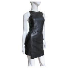 Versace Detailed Leather Dress