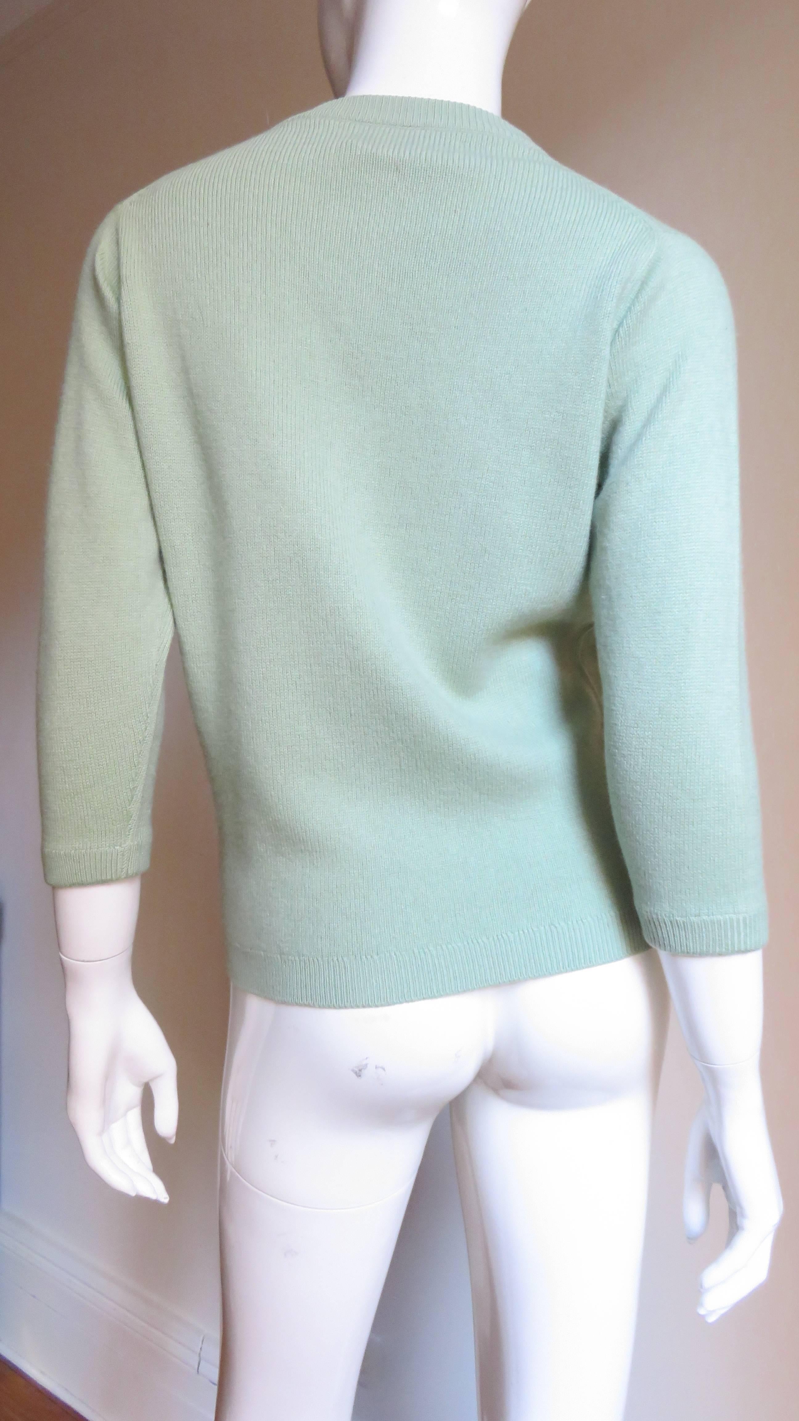 Women's 1960's Bonnie Cashin Cashmere Sweater