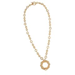 Rachel Zoe Linked Gold Necklace 