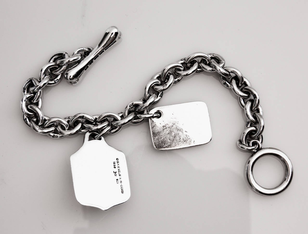 Barry Kieselstein Cord Sterling Silver Labrador Dog Toggle Bracelet