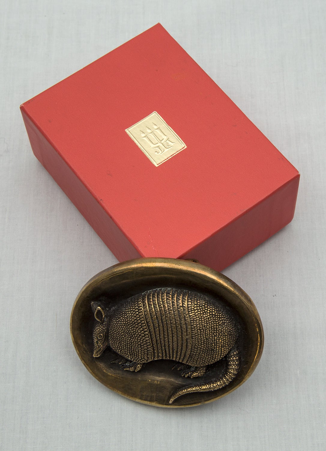 bronze armadillo