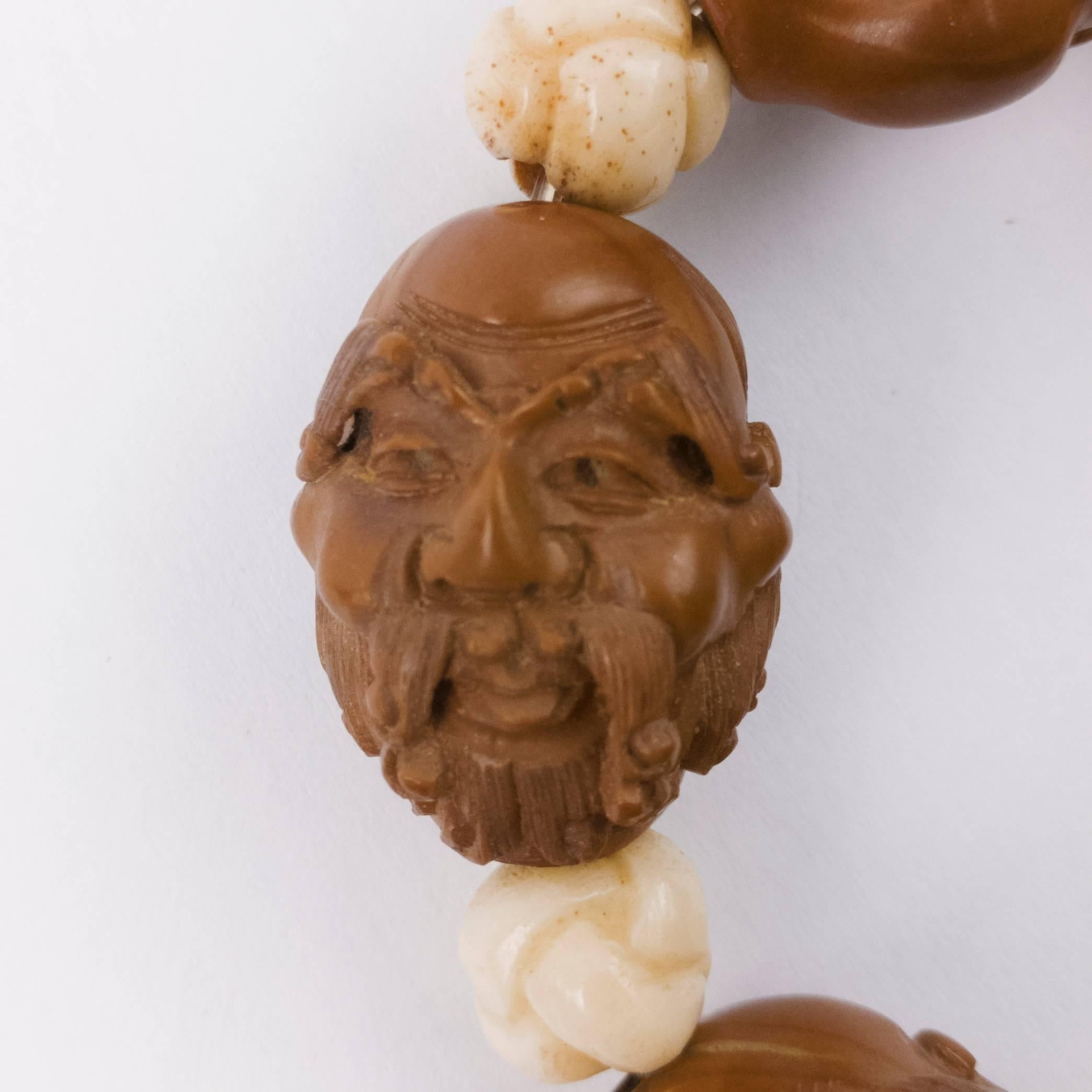 Women's or Men's Fabulous Chinese Buddhist Luohan Prayer Beads Bracelet