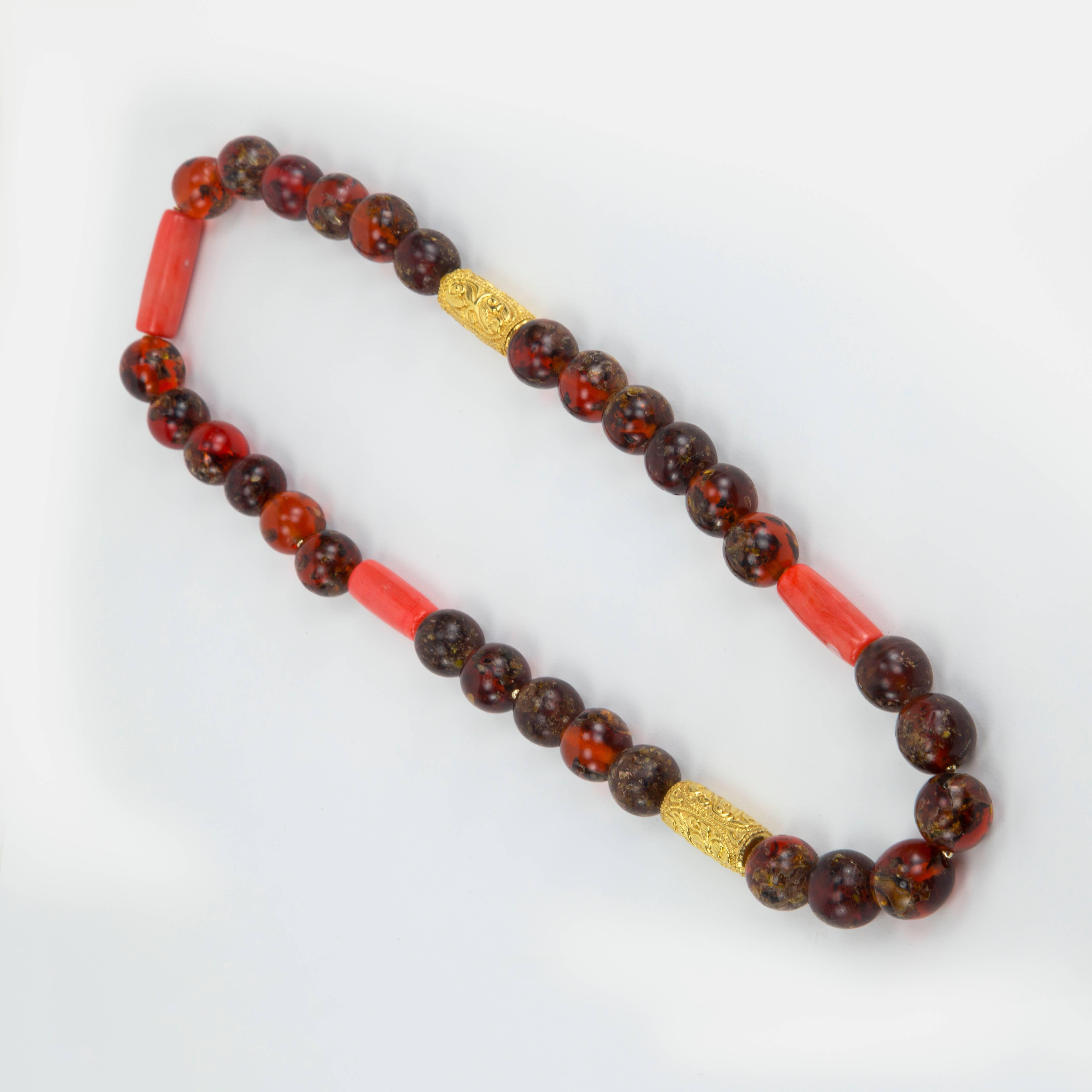 tibetan coral beads