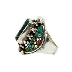 Native American Navajo Turquoise Sterling Silver Ring