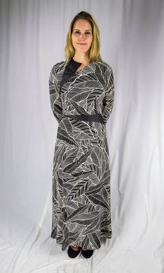 Rare Geoffrey Beene Vintage Designer Maxi Dress C1970s