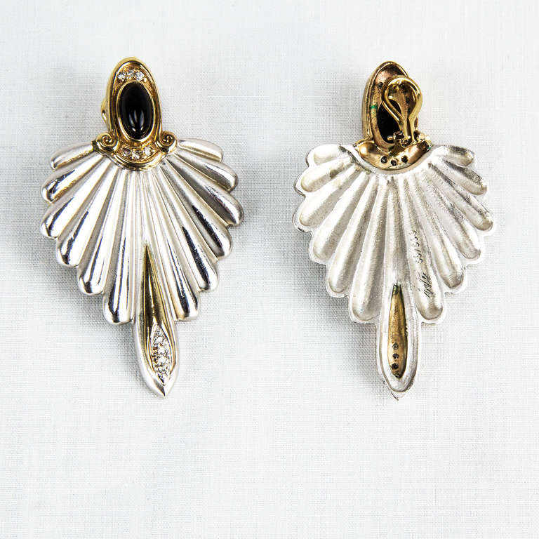 erte earrings