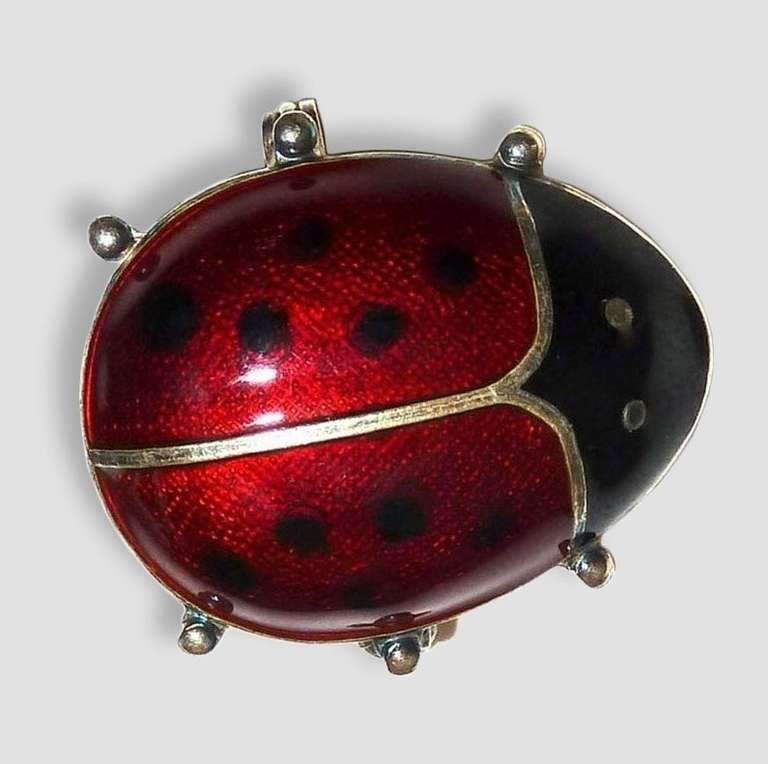 lady bug brooch