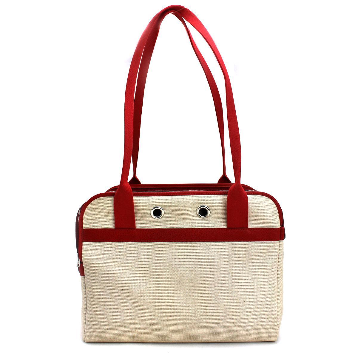 Hermes Pet Dog Carrier Toile Small at 1stDibs