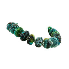 Stunning Genuine Turquoise and Sterling Silver Necklace 2