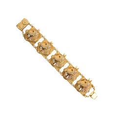 Askew London Pony Horse Heads Link Bracelet