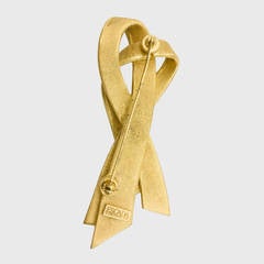 Mid Century Modern Escada Ribbon Brooch Pin