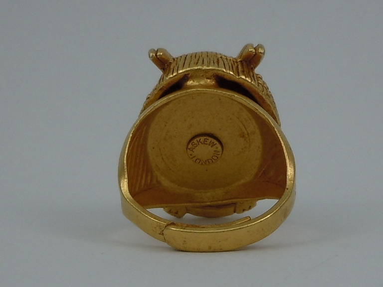 Askew London Owl Adjustable Ring In New Condition In Montreal, QC