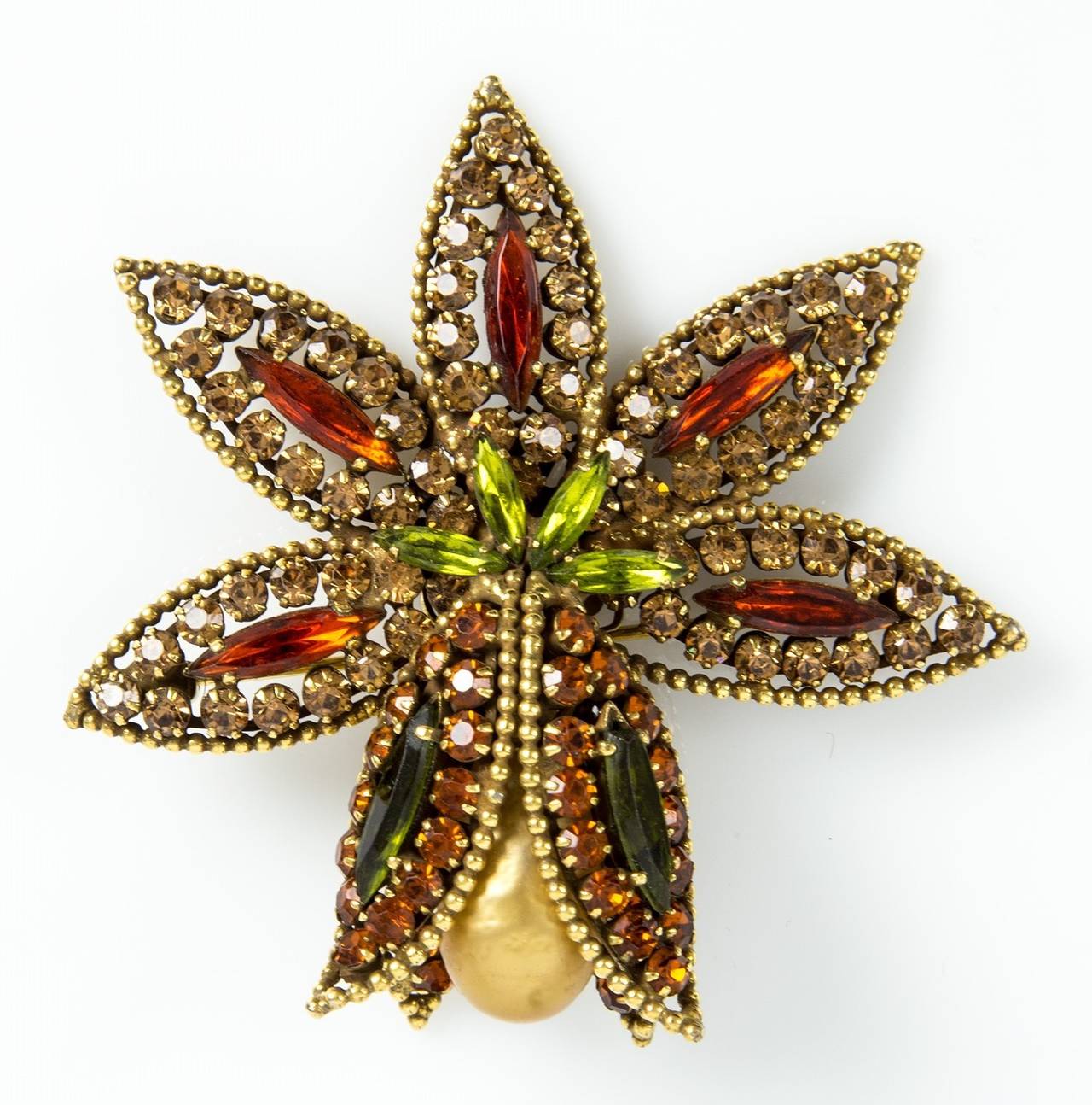 vendome flower brooch