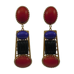 Askew London Multi Stone Drop Earrings 12