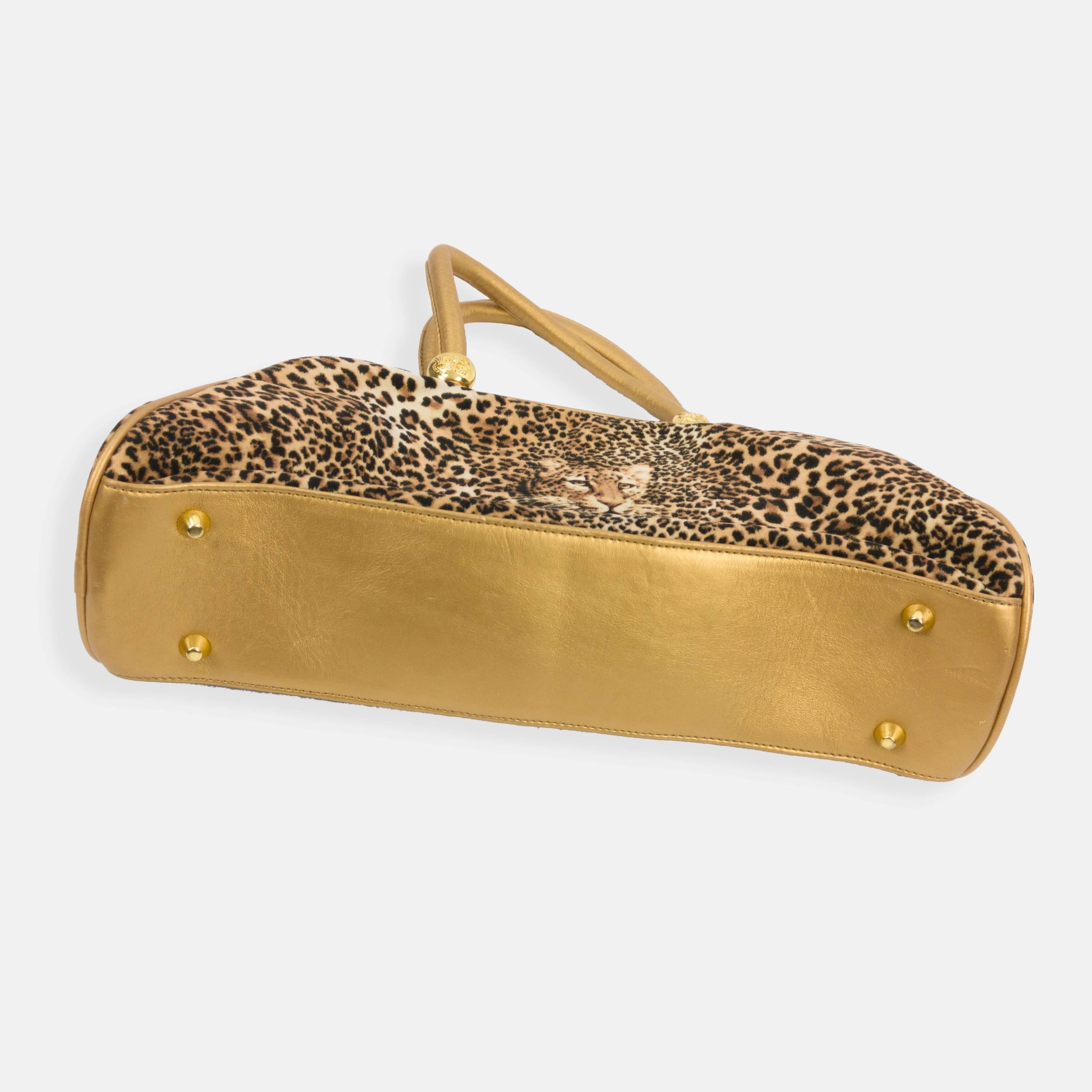 Butler und Wilson Leopard Handtasche (Braun)