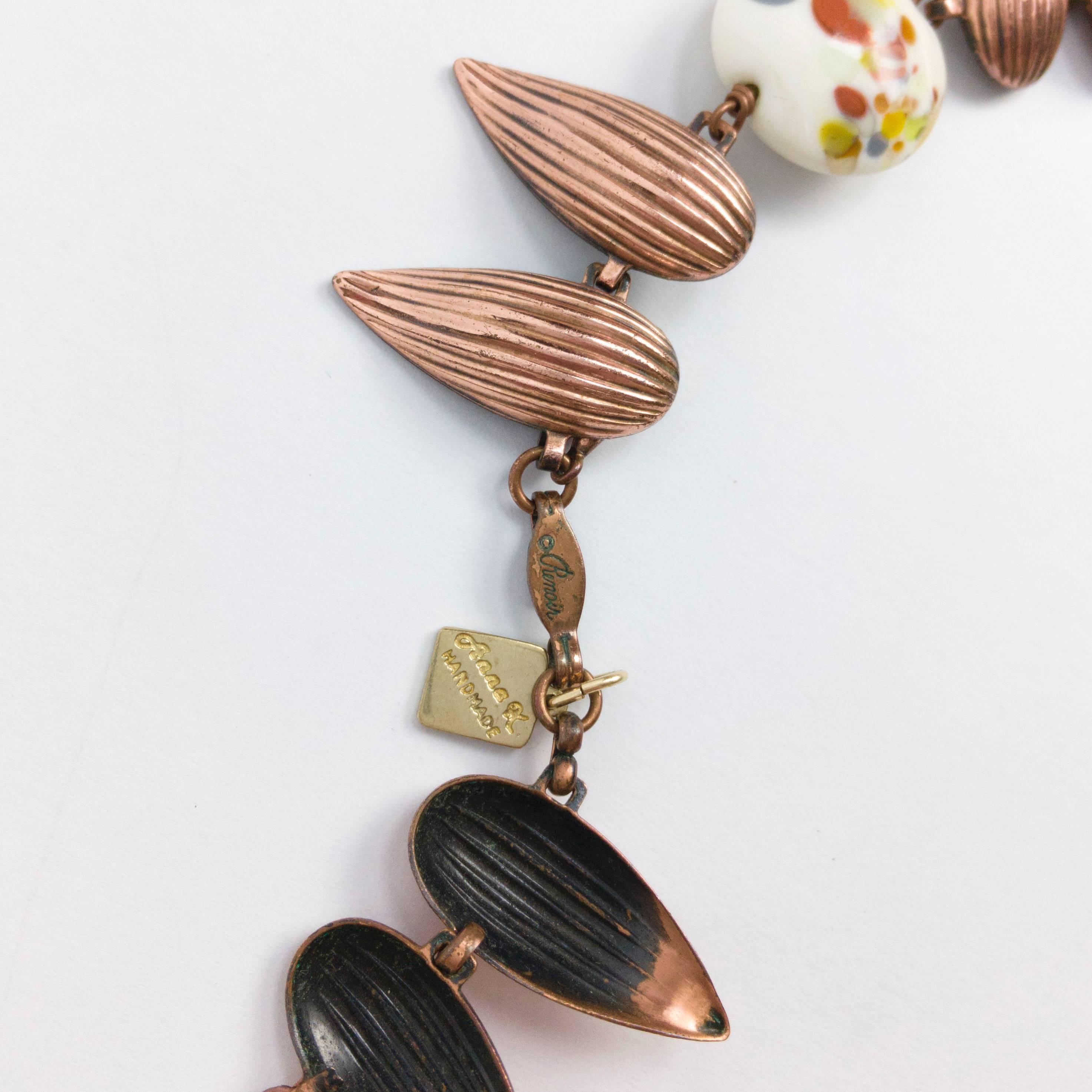 copper statement necklace