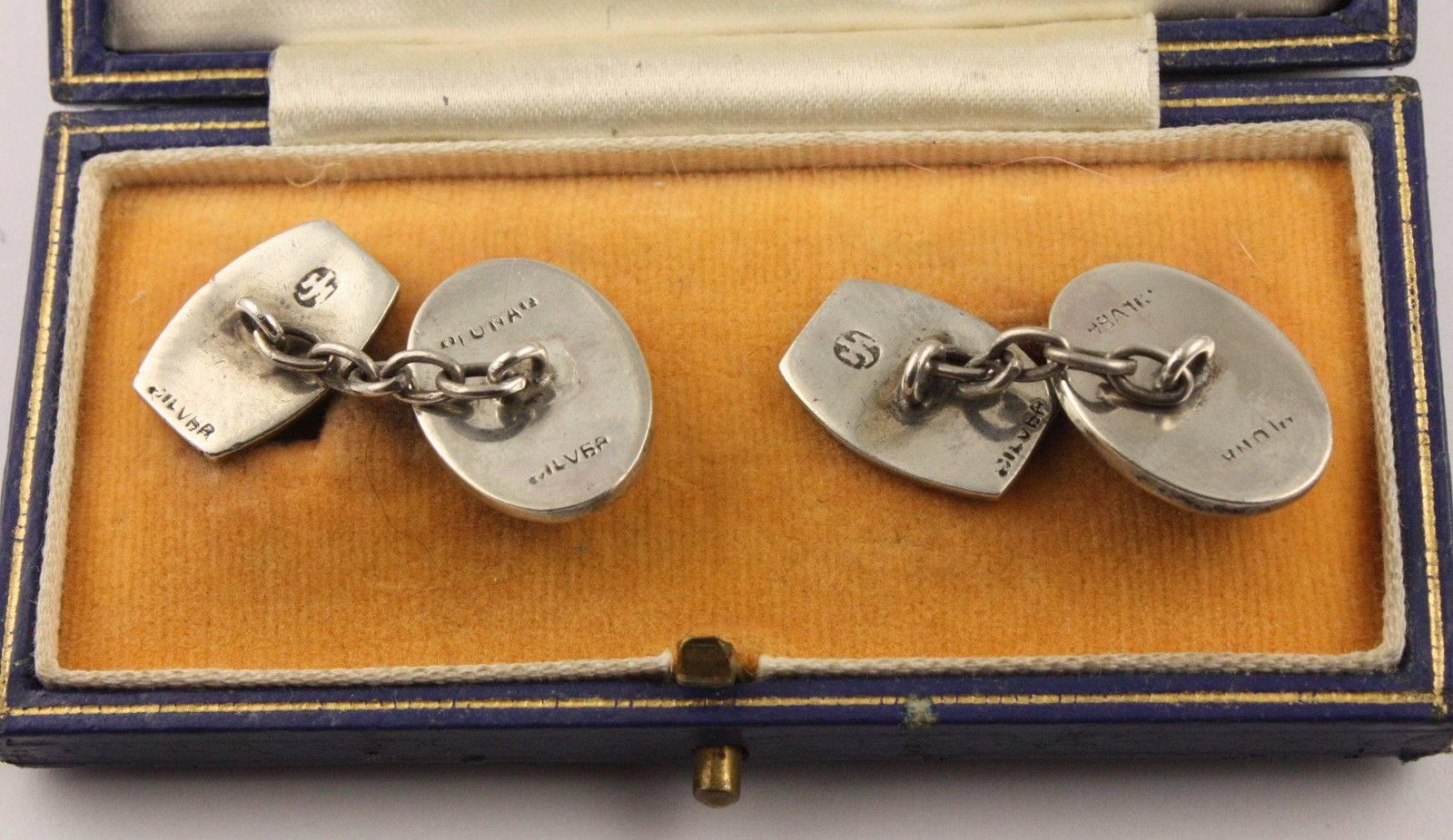 scottish cufflinks silver
