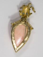 Pauline Rader Signed Court Jester Designer Brooch Pin Estate Fine Estate Jewelry