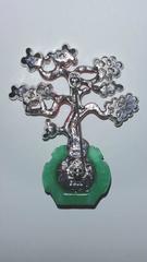 Stunning Kenneth Jay Lane KJL Bonsai Tree in Faux Jade Planter Brooch Pin