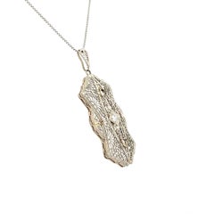 Vintage Diamond Gold Pendant Necklace Fine Estate Jewelry