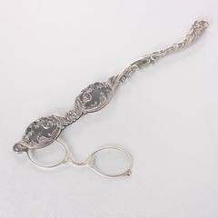 Art Nouveau Belle Epoque Sterling Silver Lorgnette Pendant