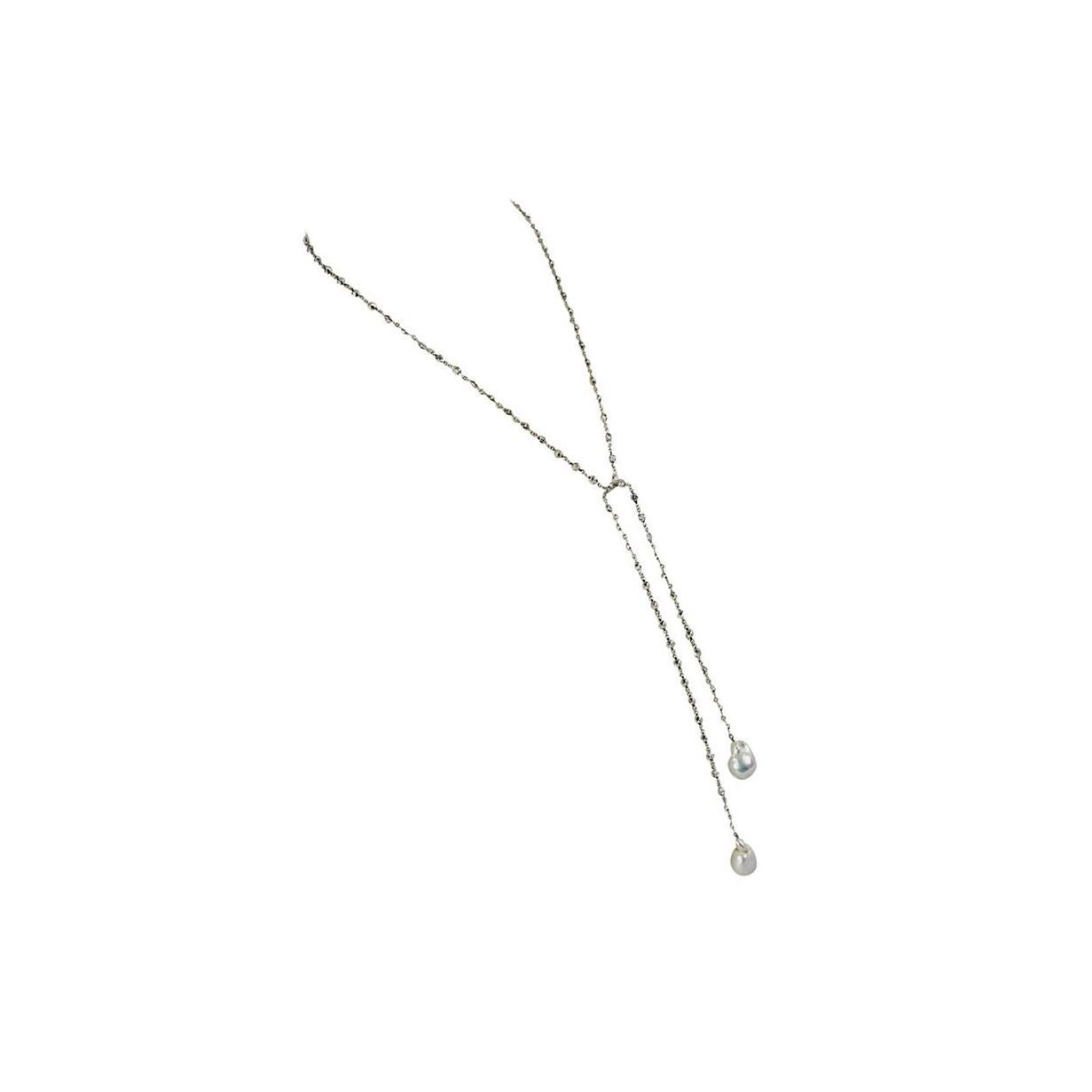 faux diamond lariat necklace