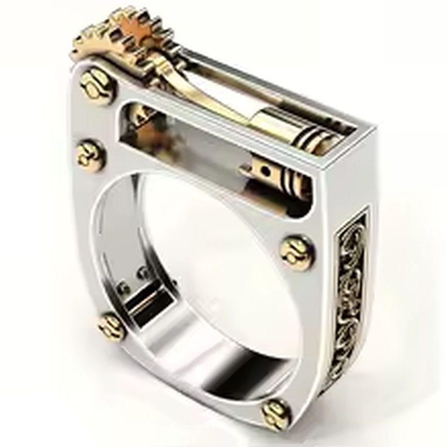 Tout simplement magnifique ! 2-Bague Vintage ton or. Design/One. Bague taille 8. Plus belle en temps réel ! Idéal pour être porté seul ou en tant qu'anneau de mariage alternatif. La simplicité intemporelle du design Chic est un complément parfait à