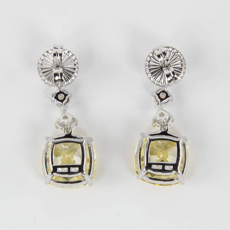 faux diamond drop earrings