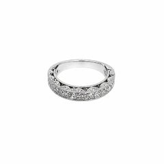 Vintage Diamond Gold Tapered Band Ring Ring Fine Estate Jewelry