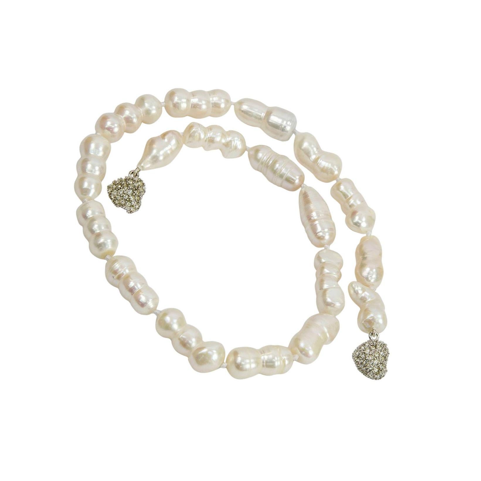 large white pearl necklace