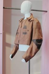 1997 Issey Miyake jacket with twisted sleeve