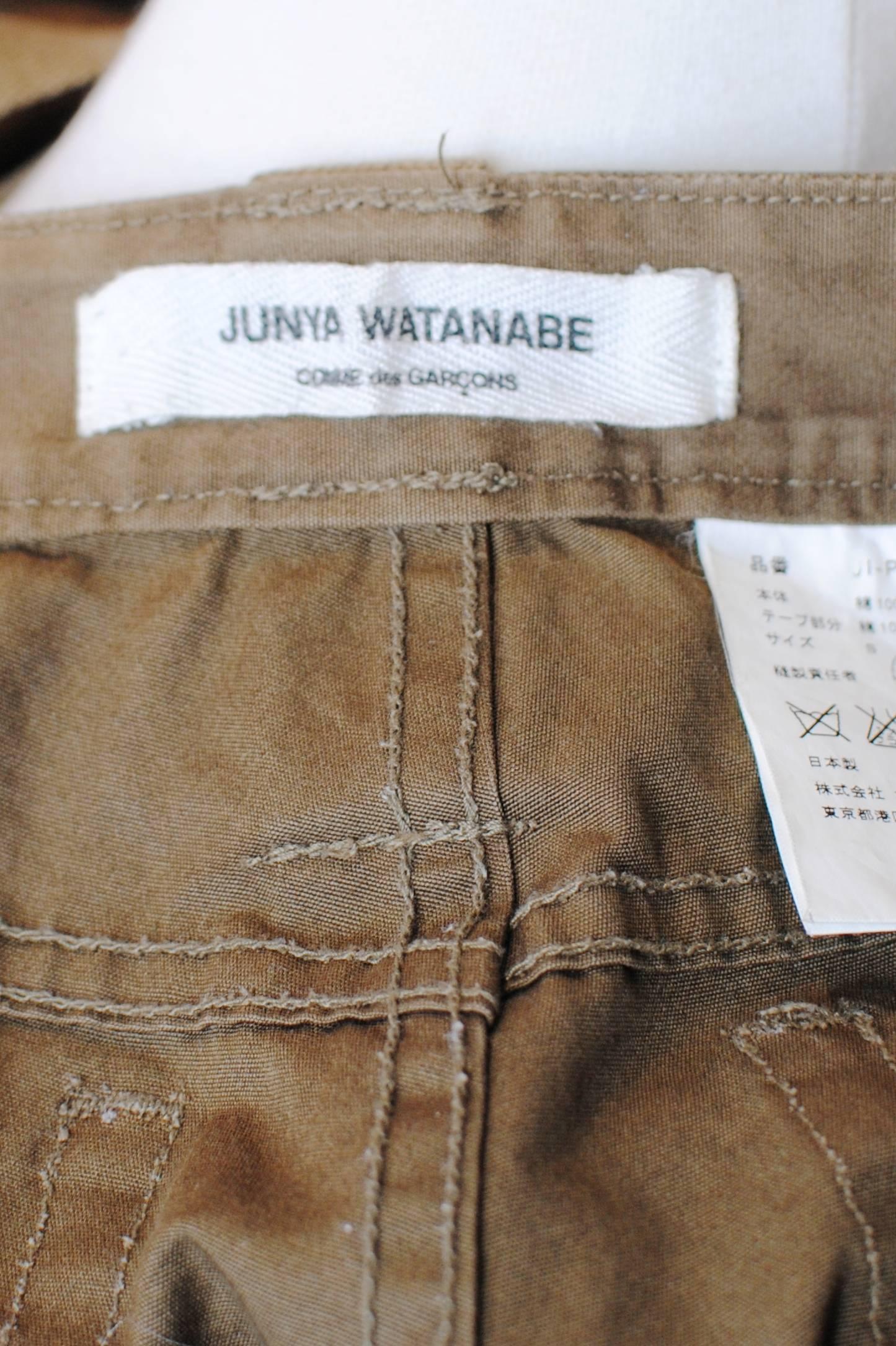 Black 2003 Junya Watanabe COMME des GARÇONS parachute pants For Sale