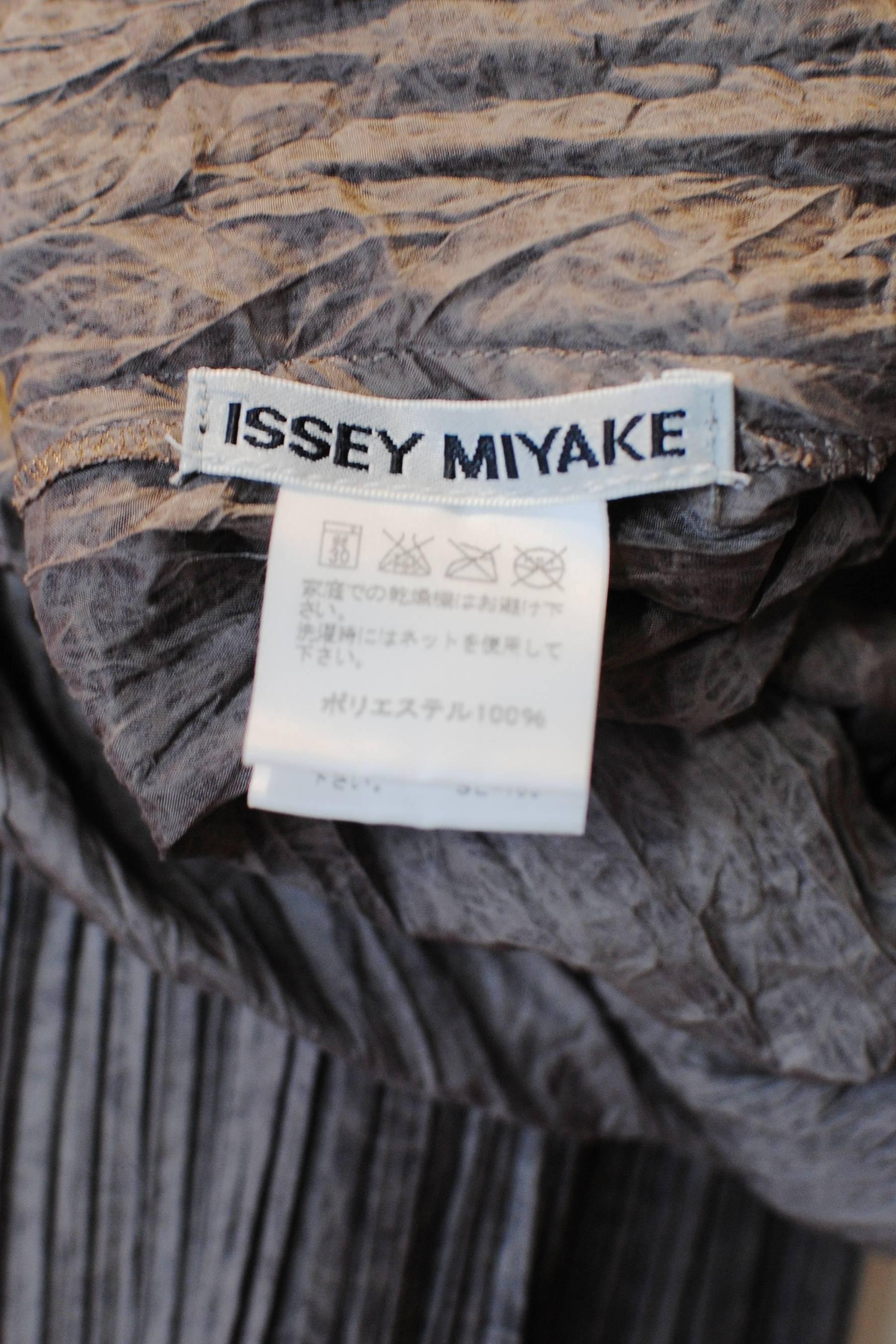 2001 Issey Miyake pleated teardrop dress For Sale 1