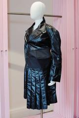 2009 COMME des GARÇONS black deconstructed trench coat