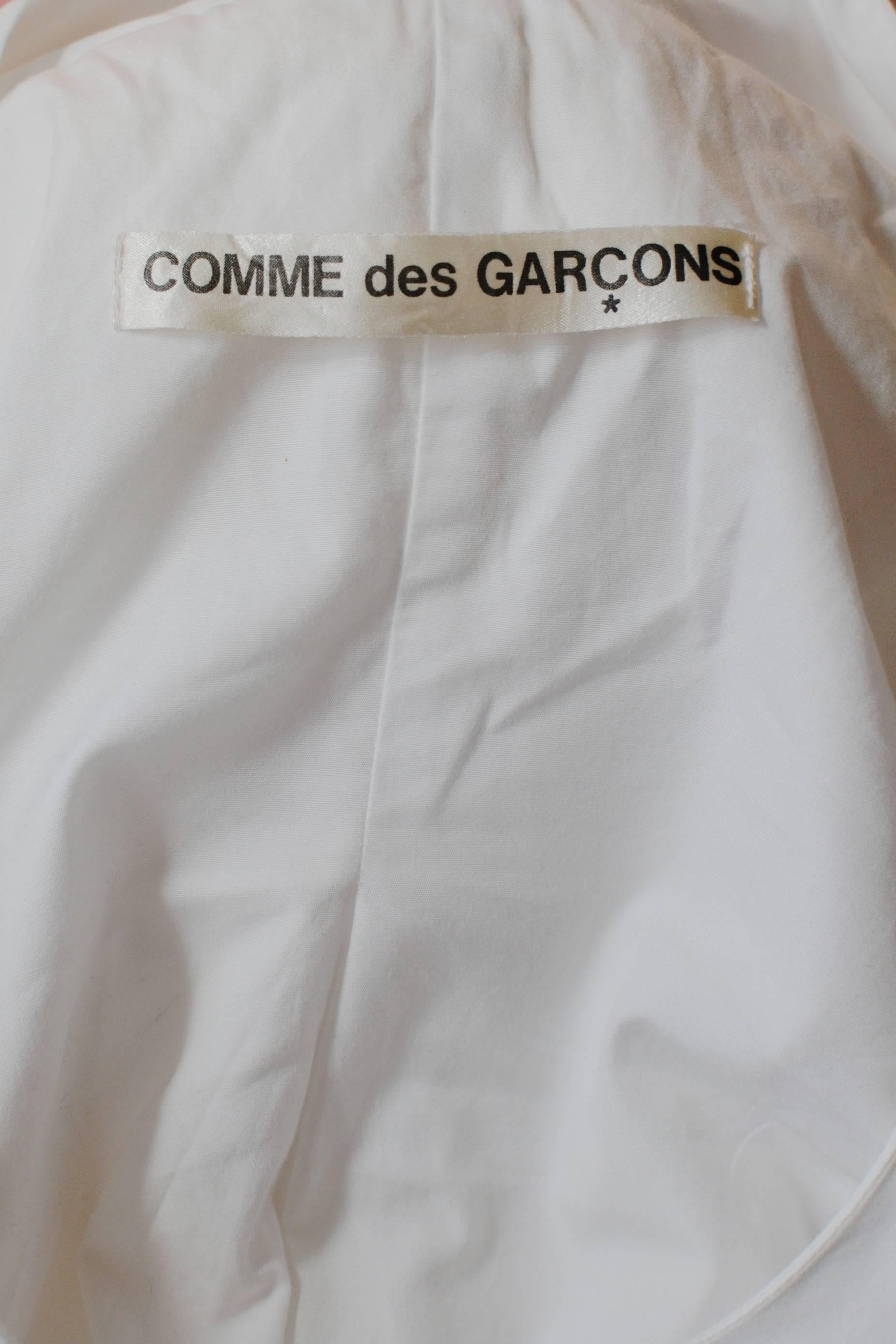 1996 COMME des GARÇONS White Cocoon Top For Sale 1
