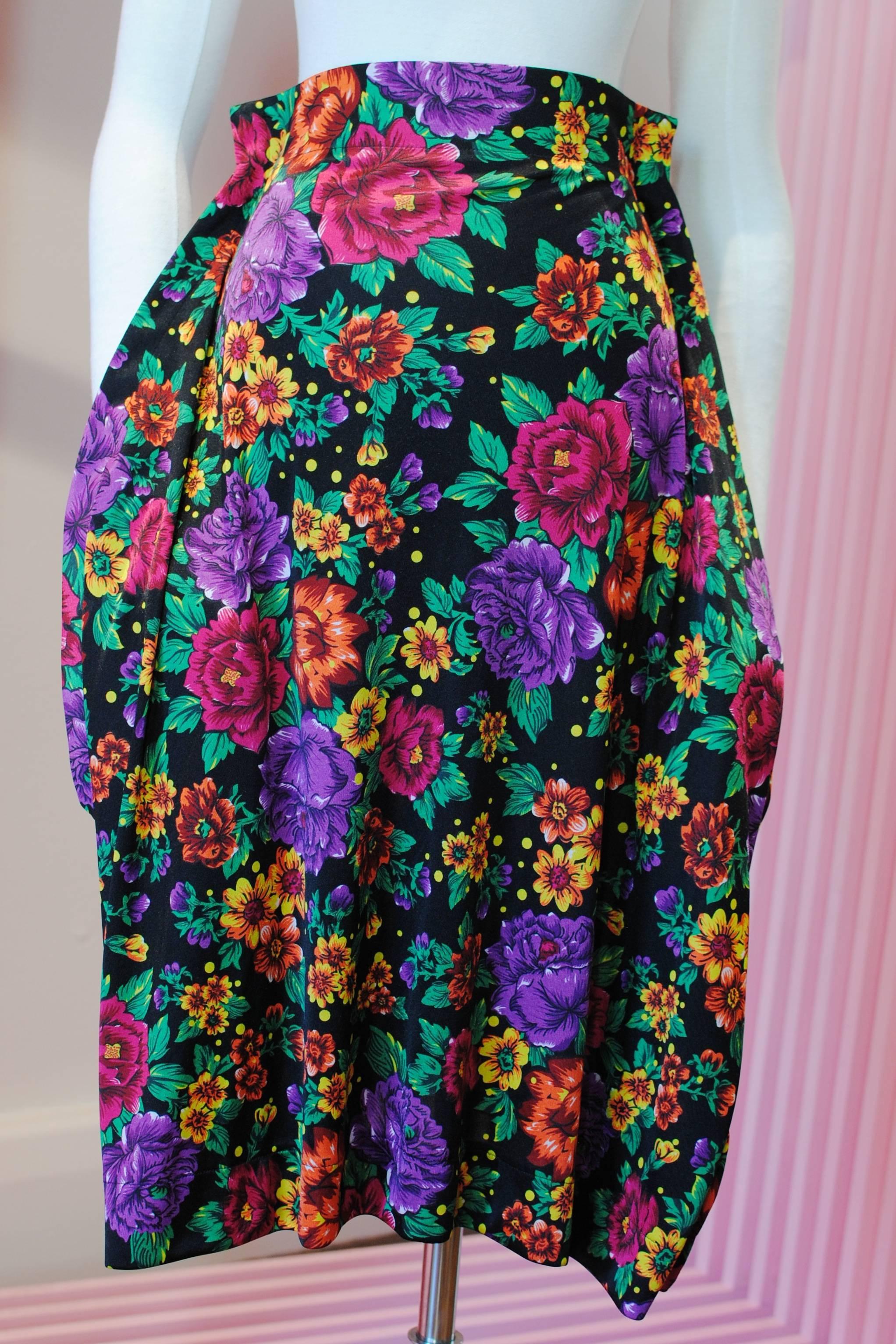 Women's COMME des GARÇONS 2D floral ensemble For Sale