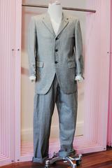 2007 COMME des GARÇONS Homme Plus gold metallic houndstooth suit