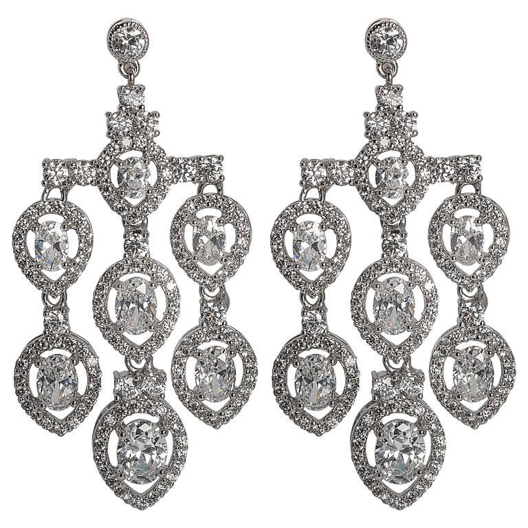 costume chandelier earrings