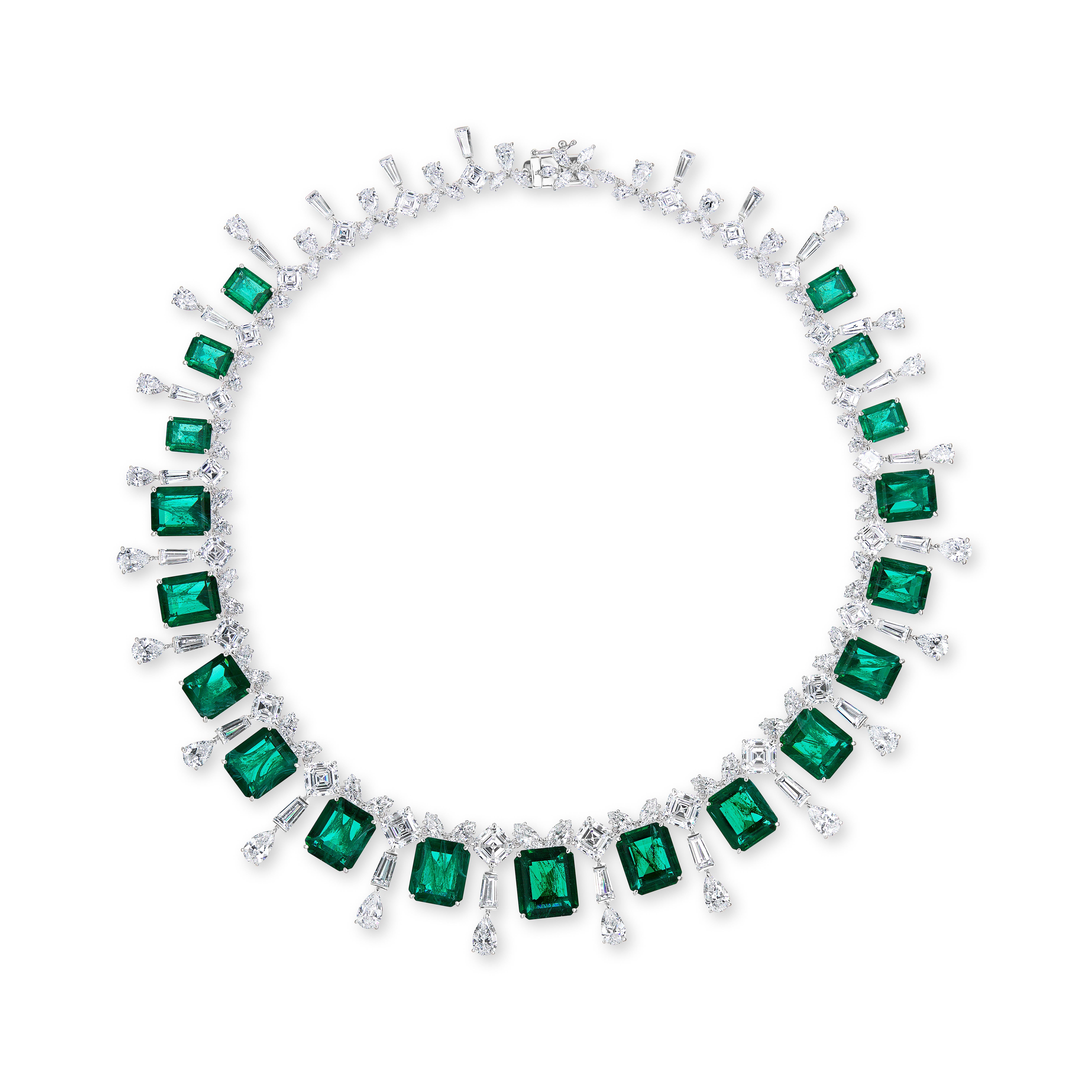 fake emerald necklace