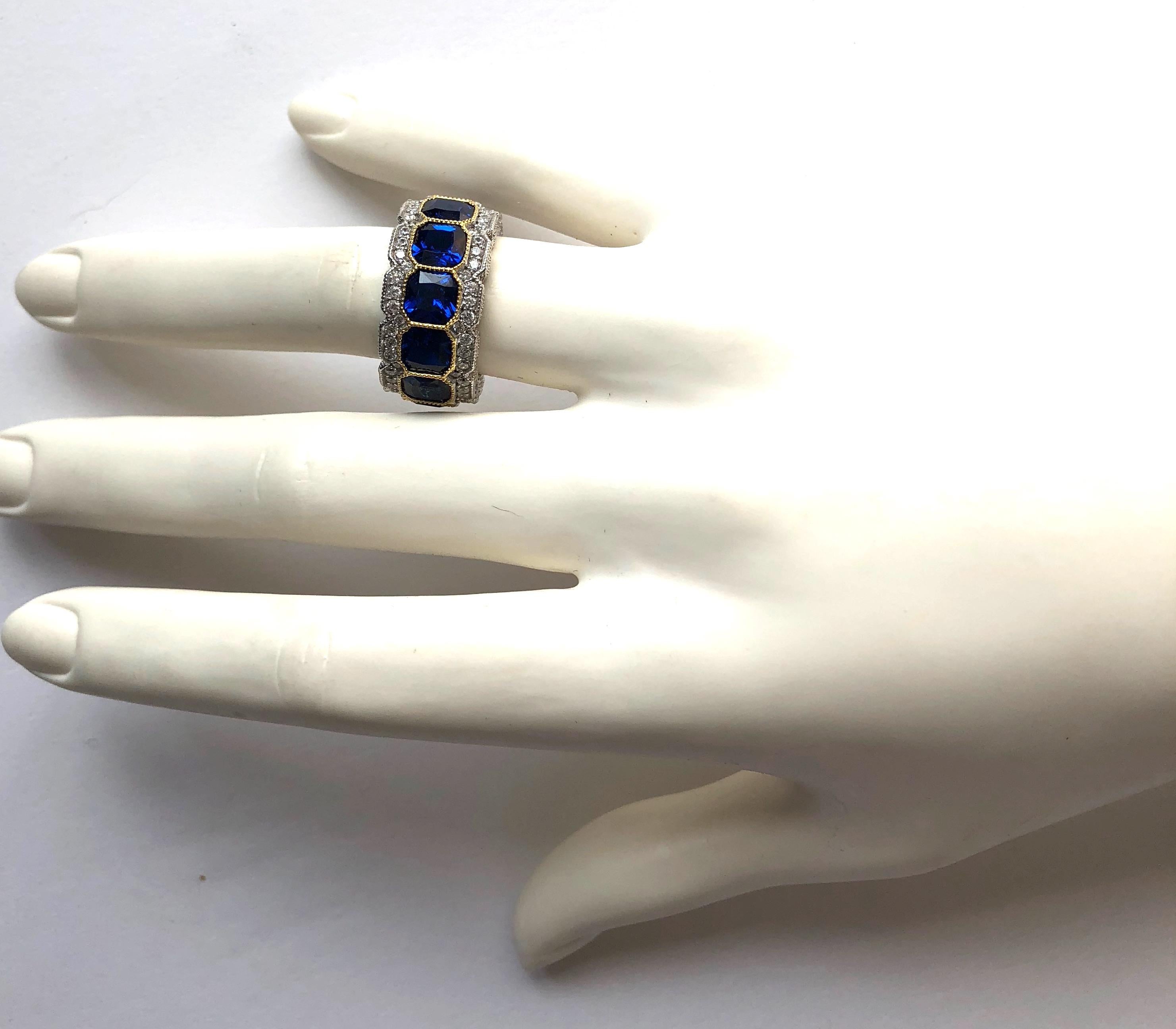 fake sapphire rings