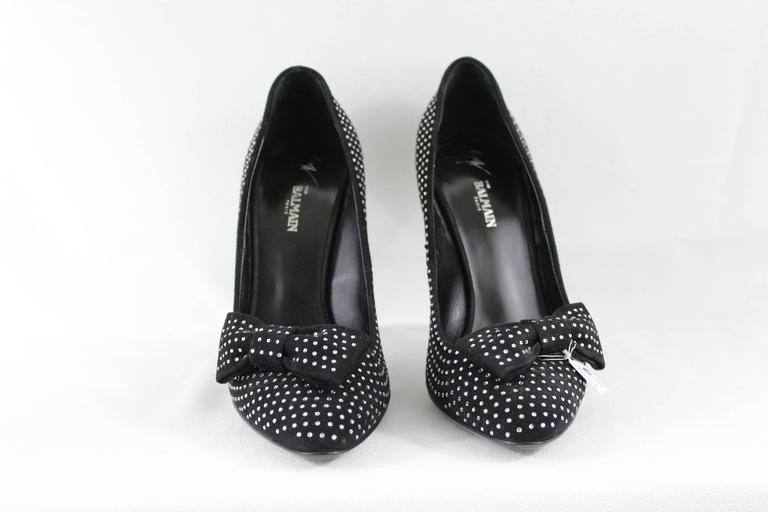 balmain crystal heels