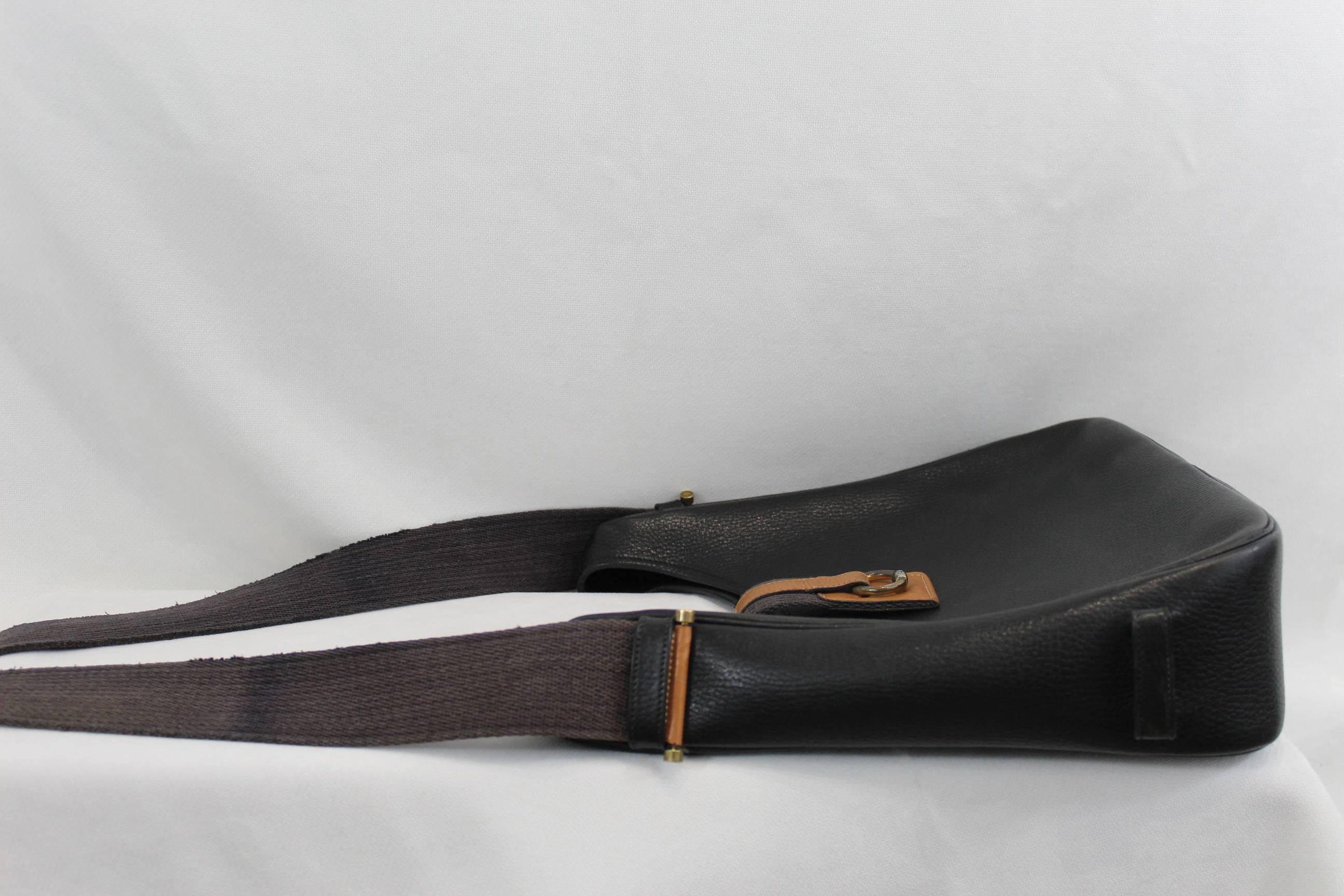 Vintage Tsako Hermes Bag in Grained Togo Leather. 1986 (marked P)   1